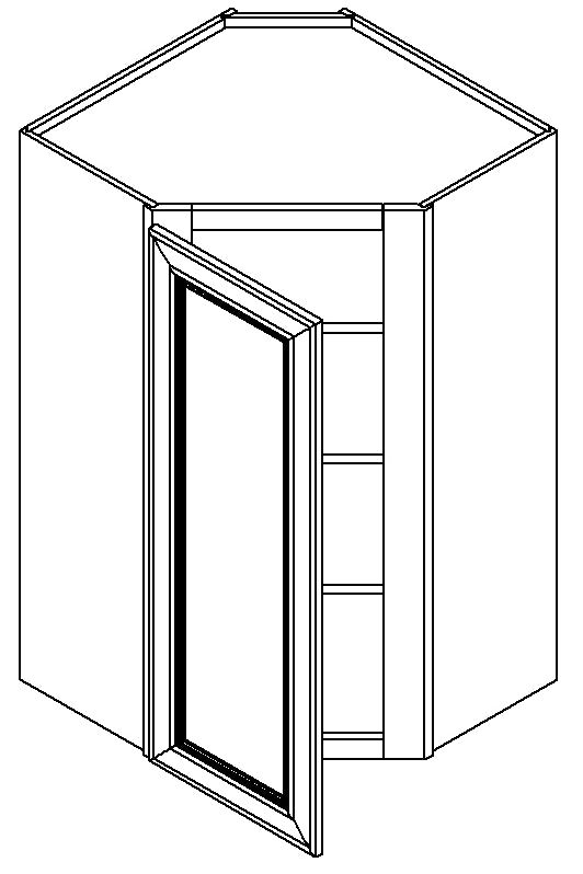 WALL DIAGONAL CORNER CABINET 24" X 42"