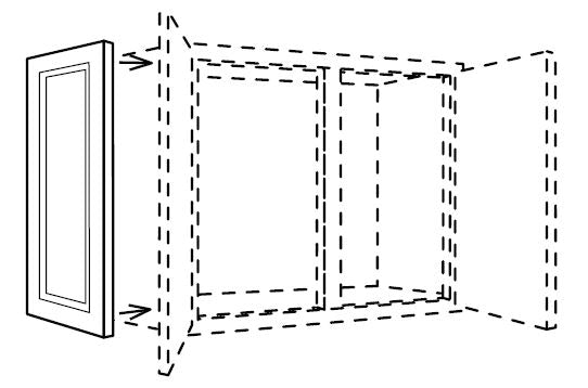 Soda DUMMY DOOR 15" X 30"