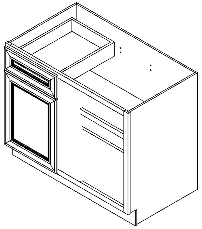 Smoke Gray BASE BLIND CORNER 39"