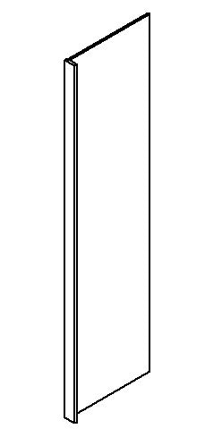 DISH WASHER PANEL 24" X 34 1/2" W/3" RETURN
