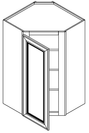 Sterling WALL DIAGONAL CORNER CABINET 27" X 42" X 15"