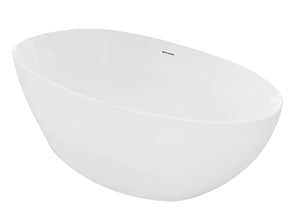 Free Standing Acrylic Bathtub 59"X31.5"X23"