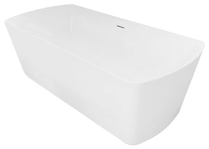 Free Standing Acrylic Bathtub 71"X33.5"X23"