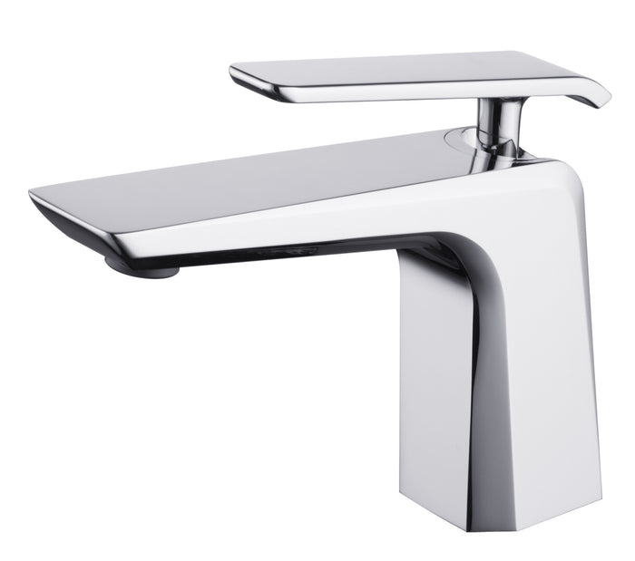 Ratel Single Handle Bathroom faucet  6 7/8" x 5 3/4" Brushed Nickel